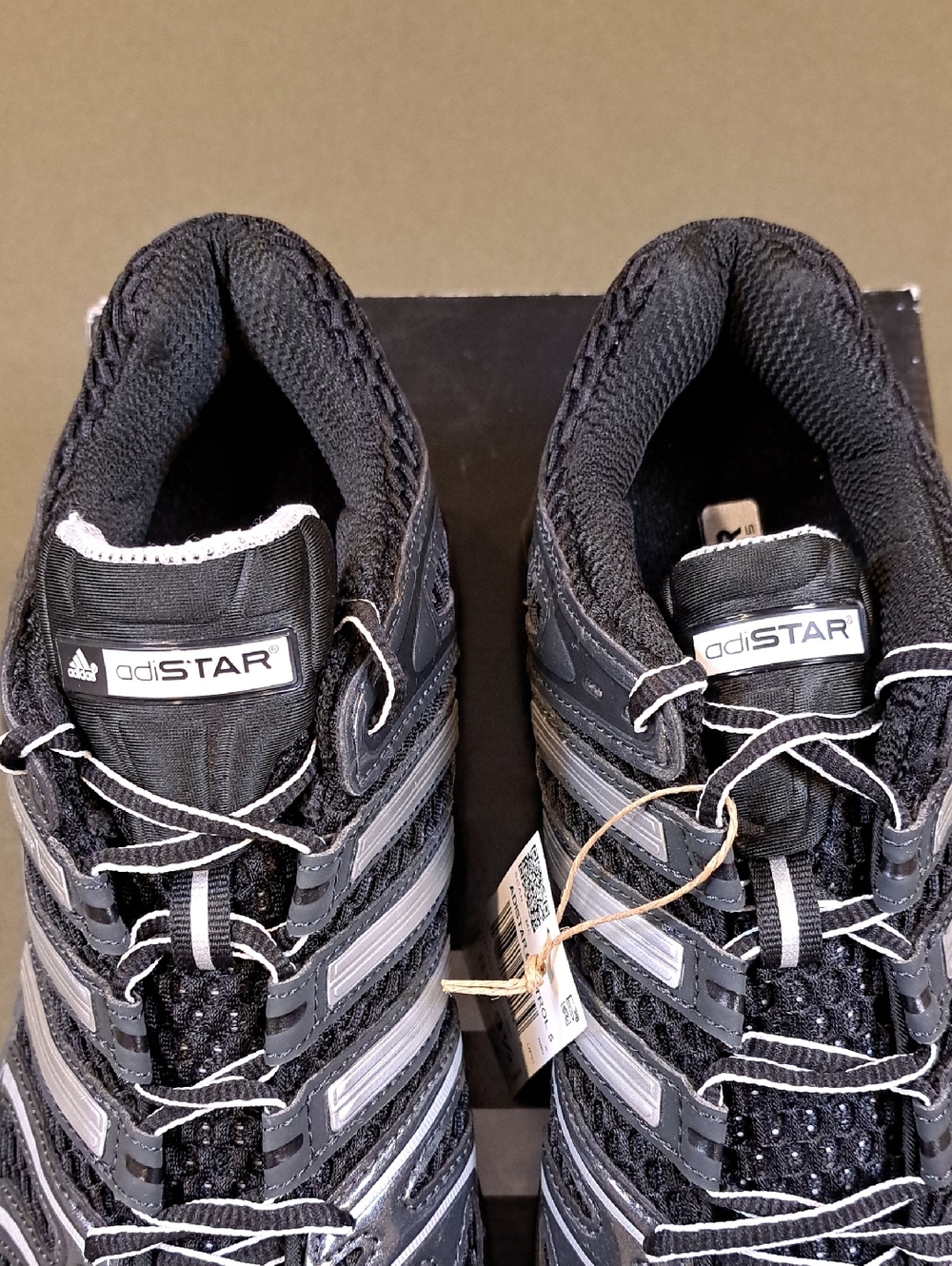 Adidas Adistar Control 5 - Color: Black/Silver - Size: Unisex-Men 8.5, Women 9.5 - Picture 4 of 10